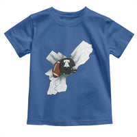 Philadelphia Liberty Bell Football Helmet Lightning Gift Toddler T Shirt - Wonder Print Shop