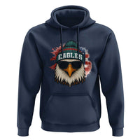 Patriotic Eagle Football Hoodie American Flag Pride Gift - Wonder Print Shop