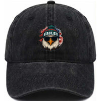Patriotic PFE American Flag Pride Gift Washed Cotton Baseball Cap