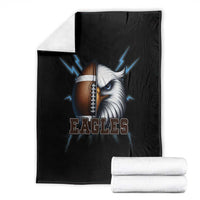 Eagle Football Power Throw Blanket Game Day Sports Fan Gift - Wonder Print Shop