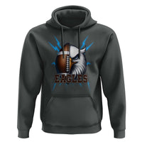 Eagle Football Power Hoodie Game Day Sports Fan Gift - Wonder Print Shop