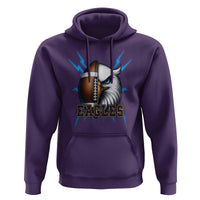 Eagle Football Power Hoodie Game Day Sports Fan Gift - Wonder Print Shop