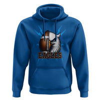 Eagle Football Power Hoodie Game Day Sports Fan Gift - Wonder Print Shop