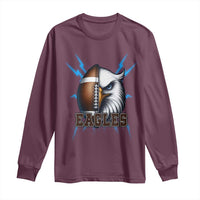 Eagle Football Power Long Sleeve Shirt Game Day Sports Fan Gift - Wonder Print Shop