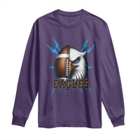 Eagle Football Power Long Sleeve Shirt Game Day Sports Fan Gift - Wonder Print Shop