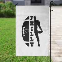 Philly Football Spirit Garden Flag Proud Fan Humor Gift - Wonder Print Shop