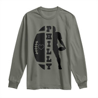 Philly Football Spirit Long Sleeve Shirt Proud Fan Humor Gift - Wonder Print Shop