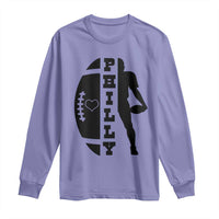 Philly Football Spirit Long Sleeve Shirt Proud Fan Humor Gift - Wonder Print Shop