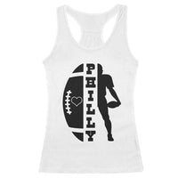 Philly Football Spirit Racerback Tank Top Proud Fan Humor Gift - Wonder Print Shop