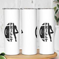 Philly Football Spirit Skinny Tumbler Proud Fan Humor Gift - Wonder Print Shop