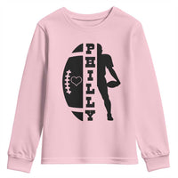 Philly Football Spirit Youth Sweatshirt Proud Fan Humor Gift - Wonder Print Shop