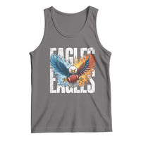 Eagles Football Tank Top Patriotic Eagle American Flag Gift - Wonder Print Shop