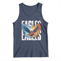 Eagles Football Tank Top Patriotic Eagle American Flag Gift - Wonder Print Shop