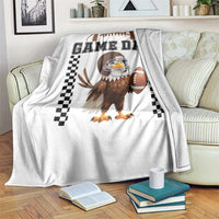 Eagle Football Throw Blanket Game Day Humor Gift - Wonder Print Shop