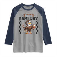 Eagle Football Raglan Shirt Game Day Humor Gift - Wonder Print Shop