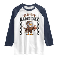 Eagle Football Raglan Shirt Game Day Humor Gift - Wonder Print Shop