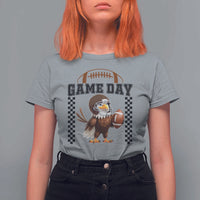 Eagle Football T Shirt For Women Game Day Humor Gift - Wonder Print Shop