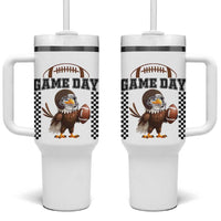 Eagle Football Tumbler With Handle Game Day Humor Gift - Wonder Print Shop
