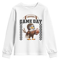 Eagle Football Youth Sweatshirt Game Day Humor Gift - Wonder Print Shop