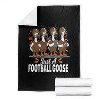 Just A Football Goose Throw Blanket Animal Sports Fan Gift - Wonder Print Shop
