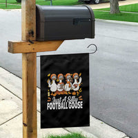 Just A Silly Football Garden Flag Animal Sports Fan Gift - Wonder Print Shop