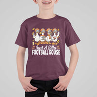 Just A Silly Football T Shirt For Kid Animal Sports Fan Gift - Wonder Print Shop