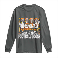 Just A Silly Football Long Sleeve Shirt Animal Sports Fan Gift - Wonder Print Shop
