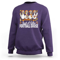 Just A Silly Football Sweatshirt Animal Sports Fan Gift - Wonder Print Shop