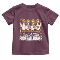 Just A Silly Football Toddler T Shirt Animal Sports Fan Gift - Wonder Print Shop