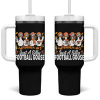 Just A Silly Football Tumbler With Handle Animal Sports Fan Gift - Wonder Print Shop