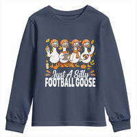 Just A Silly Football Youth Sweatshirt Animal Sports Fan Gift - Wonder Print Shop