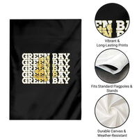 Green Bay Football Fan Cheese Lover Garden Flag Supporter Gift Idea - Wonder Print Shop