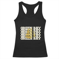 Green Bay Football Fan Cheese Lover Racerback Tank Top Supporter Gift Idea - Wonder Print Shop