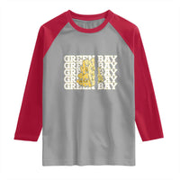 Green Bay Football Fan Cheese Lover Raglan Shirt Supporter Gift Idea - Wonder Print Shop