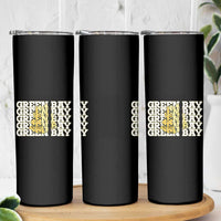 Green Bay Football Fan Cheese Lover Skinny Tumbler Supporter Gift Idea - Wonder Print Shop