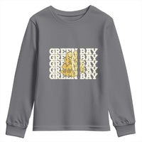 Green Bay Football Fan Cheese Lover Youth Sweatshirt Supporter Gift Idea - Wonder Print Shop