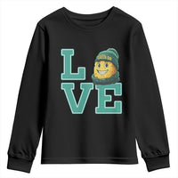 Green Bay Cheesehead Youth Sweatshirt Football Fan Supporter Gift Idea - Wonder Print Shop