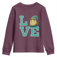 Green Bay Cheesehead Youth Sweatshirt Football Fan Supporter Gift Idea - Wonder Print Shop