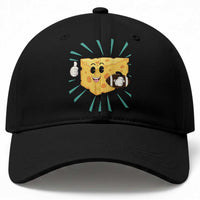 Funny Chz Head Football Player Sports Gift Idea Baseball Cap