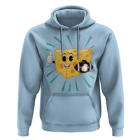 Funny Cheese Head Football Player Sports Gift Idea Hoodie - Wonder Print Shop
