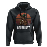 Deer Green Bay Football Hoodie Retro Vintage Style - Wonder Print Shop
