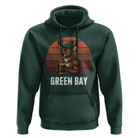 Deer Green Bay Football Hoodie Retro Vintage Style - Wonder Print Shop