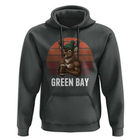 Deer Green Bay Football Hoodie Retro Vintage Style - Wonder Print Shop