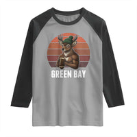 Deer Green Bay Football Raglan Shirt Retro Vintage Style - Wonder Print Shop