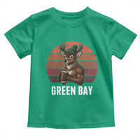 Deer Green Bay Football Toddler T Shirt Retro Vintage Style - Wonder Print Shop