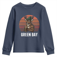 Deer Green Bay Football Youth Sweatshirt Retro Vintage Style - Wonder Print Shop