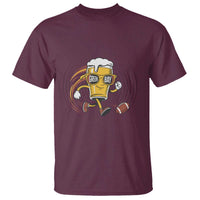 Funny Beer Mug Playing Football T Shirt Team Supporter Green Bay Gift - Wonder Print Shop