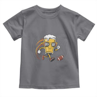 Funny Beer Mug Playing Football Toddler T Shirt Team Supporter Green Bay Gift - Wonder Print Shop