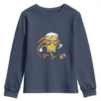 Funny Beer Mug Playing Football Youth Sweatshirt Team Supporter Green Bay Gift - Wonder Print Shop