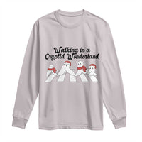 Funny Fresno Nightcrawlers Christmas Gift Long Sleeve Shirt Walking In A Cryptid Wonderland - Wonder Print Shop